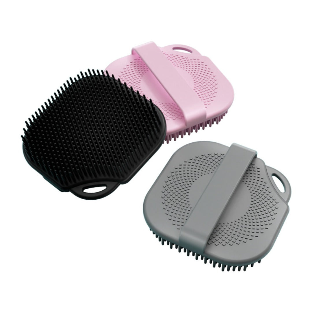 Exfoliating Scrub Brush, Soft Silicone Body Scrubber for Mud Removal and Skin Care