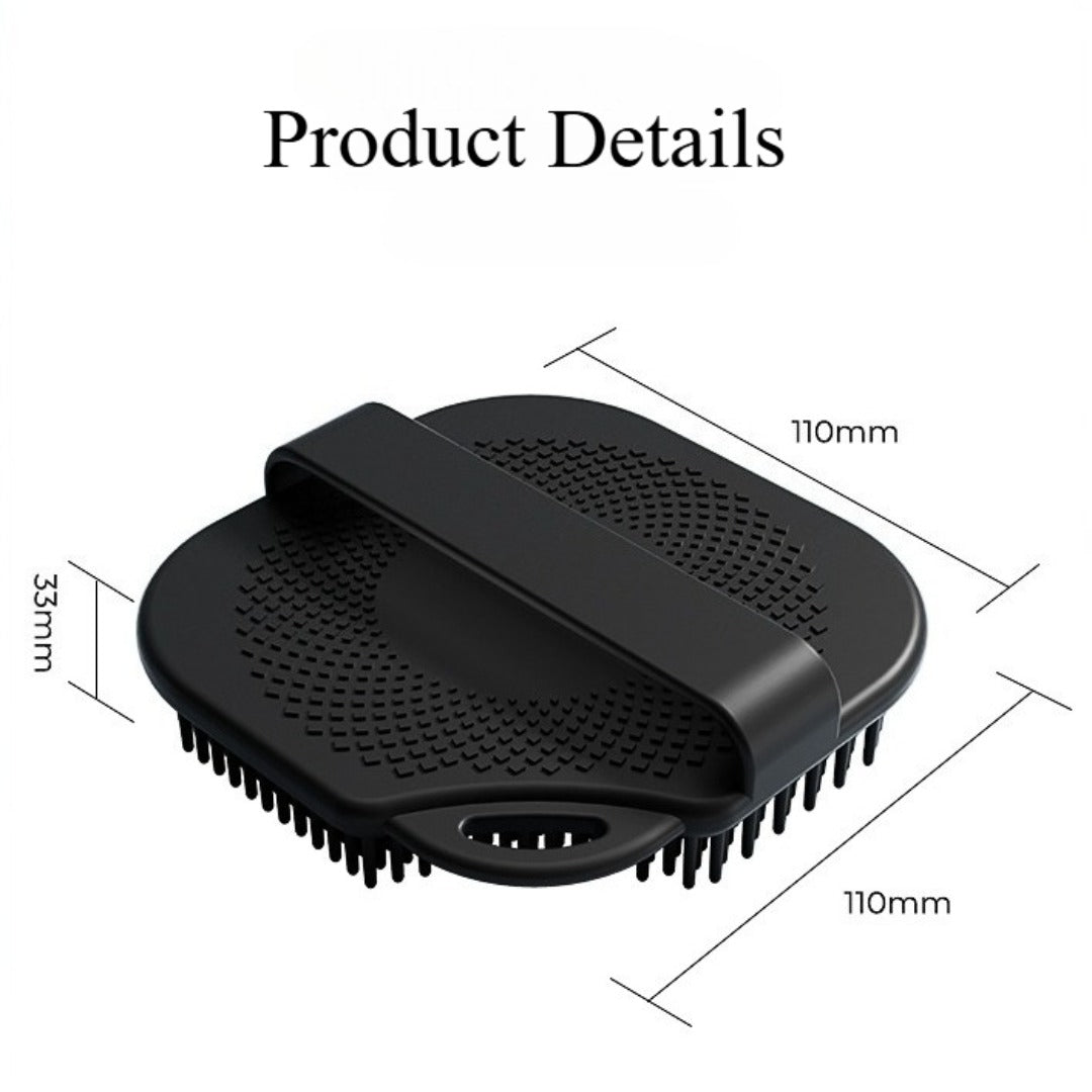 Exfoliating Scrub Brush, Soft Silicone Body Scrubber for Mud Removal and Skin Care