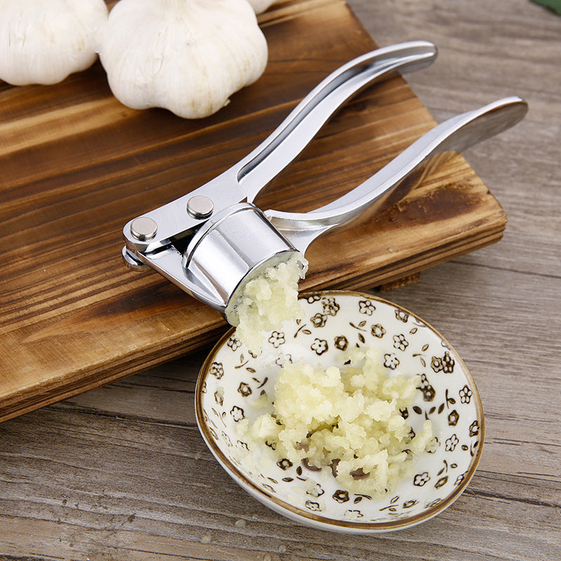 Kitchen Garlic Crusher, Manual Squeezer, Stainless Steel Mincer, Manual Press Grinding Tool Kitchen Accessories