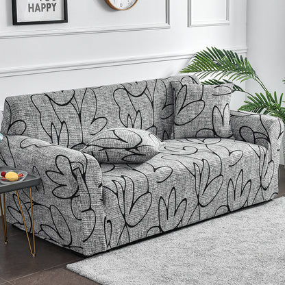 Flower Printed Elastic Sofa Cover Antidirty Spandex Sofa Cover Furniture Protector For Living Room  2