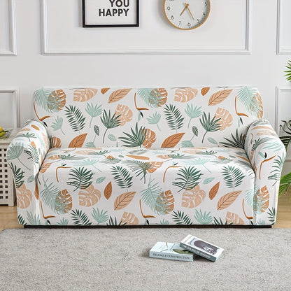 Flower Printed Elastic Sofa Cover Antidirty Spandex Sofa Cover Furniture Protector For Living Room  8