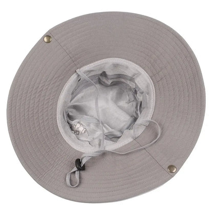 Fishing Hiking Hat, Mesh Outdoor UV Protection, Summer Men Bucket Hat