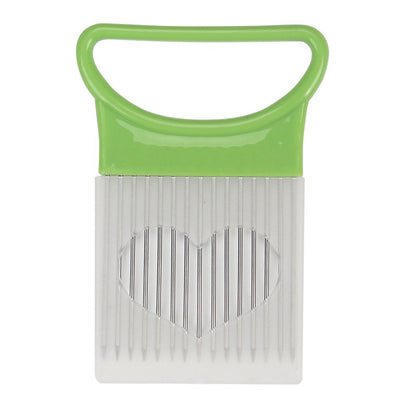 Easy Onion Chopper with Stainless Steel Holder, Colorful Onion Slicer for Potatoes and Vegetables, Kitchen Accessories