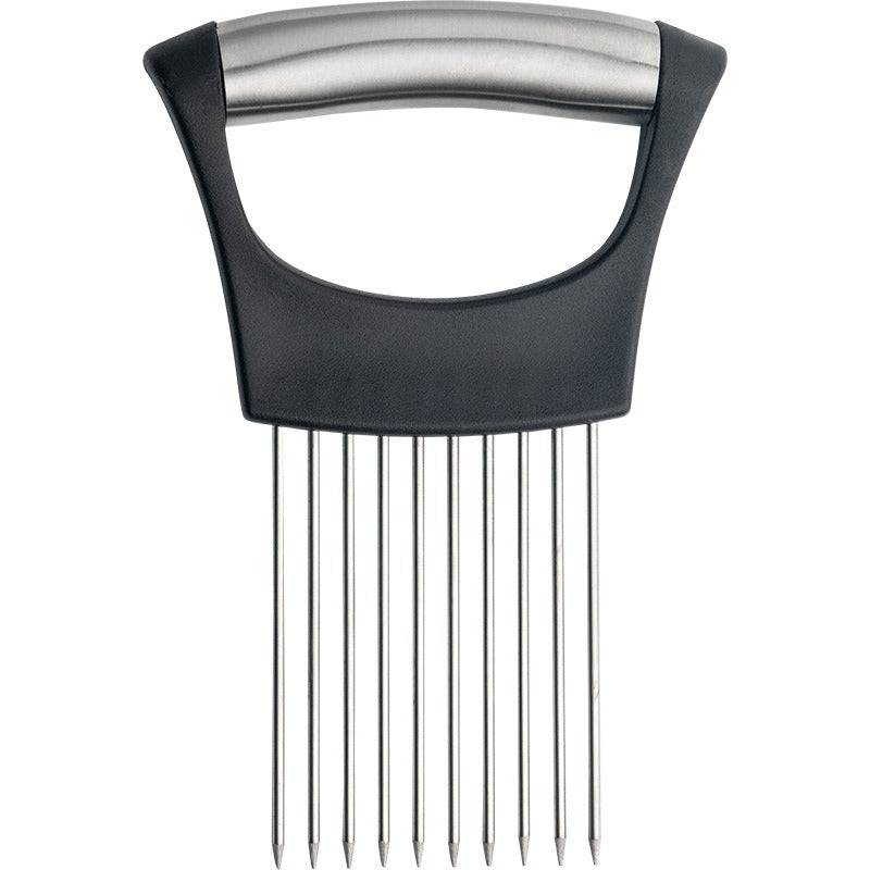 Easy Onion Chopper with Stainless Steel Holder, Colorful Onion Slicer for Potatoes and Vegetables, Kitchen Accessories