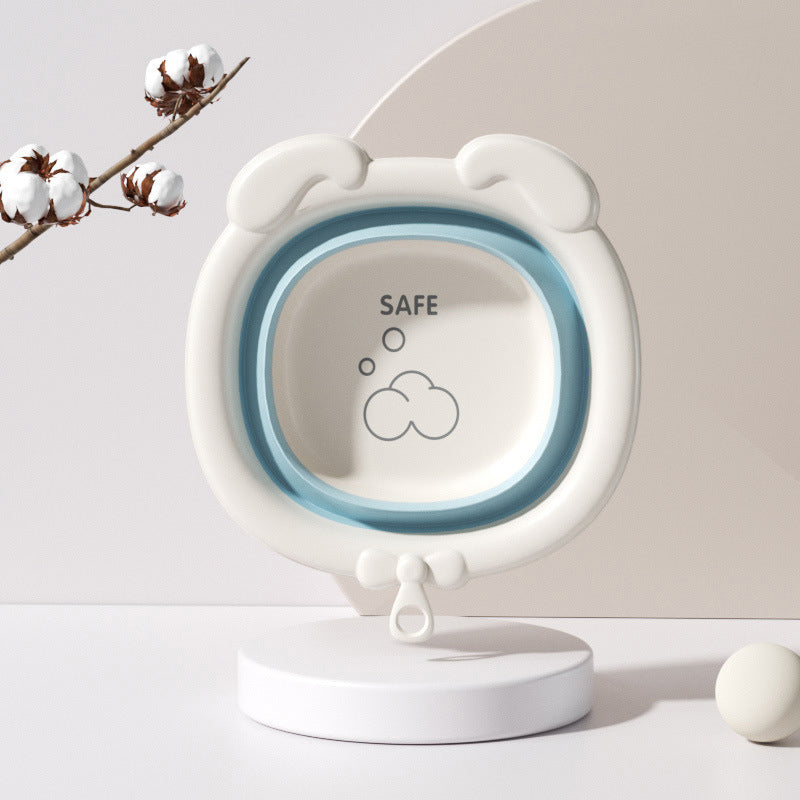 Portable Folding Baby Bath Tub AntiSlip Newborn Tub For Kids 5