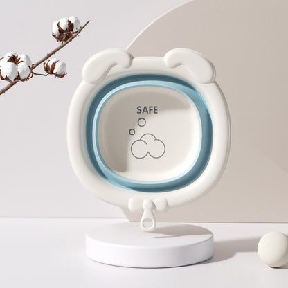 Portable Folding Baby Bath Tub AntiSlip Newborn Tub For Kids 5