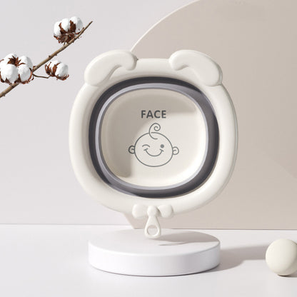 Portable Folding Baby Bath Tub AntiSlip Newborn Tub For Kids 9