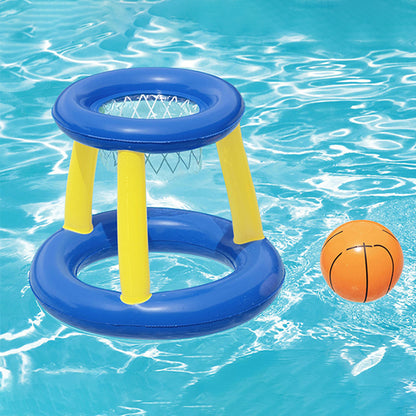 Floating Inflatable Ring Game, Water Party Basketball Hoop, Interactive Beach Fun Toy