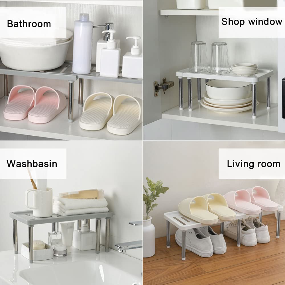 Retractable Storage Rack Kitchen Shelf Organizer For Cabinets Multifunctional Dish And Seasoning Bo 2