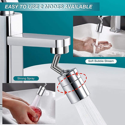 Rotatable Kitchen Faucet Aerator Nozzle Extender Saving Water Sprayer