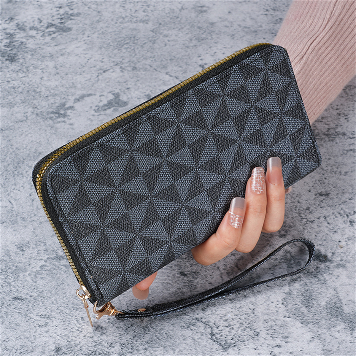 Spring New Cross-Border Long Wallet for Men and Women, Fashion Coin Clutch, Card Holder