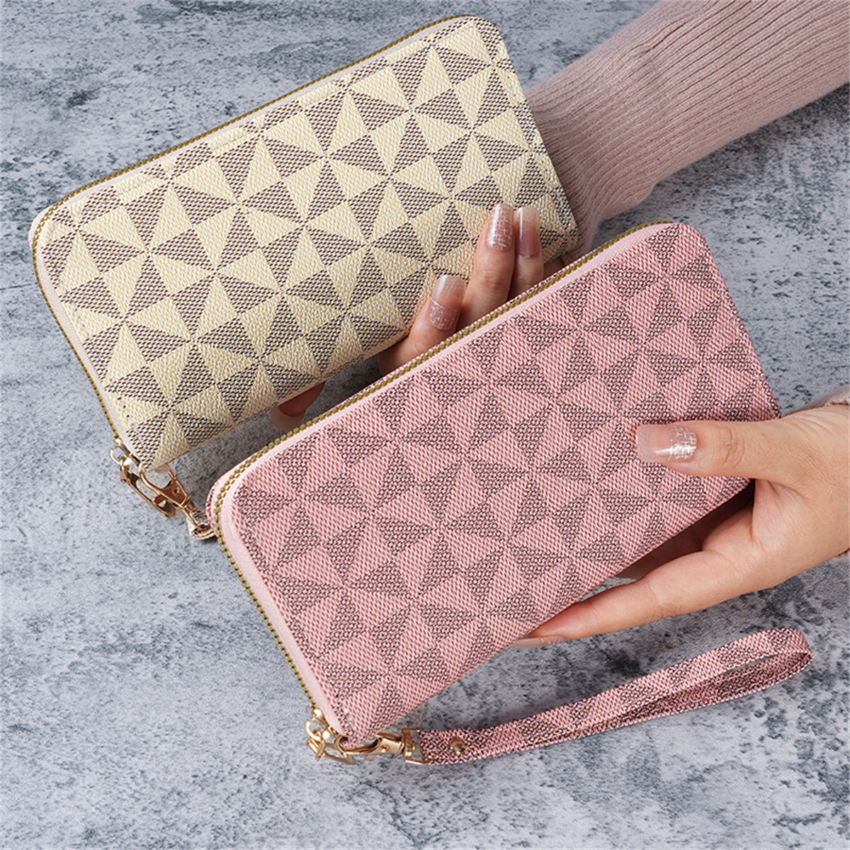 Spring New Cross-Border Long Wallet for Men and Women, Fashion Coin Clutch, Card Holder