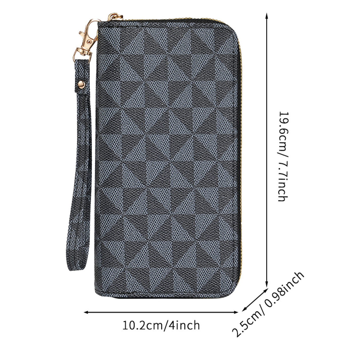 Spring New Cross-Border Long Wallet for Men and Women, Fashion Coin Clutch, Card Holder