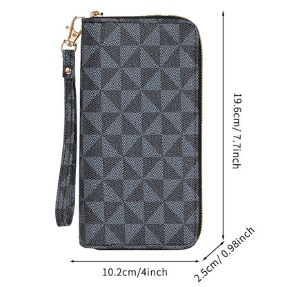 Spring New Cross-Border Long Wallet for Men and Women, Fashion Coin Clutch, Card Holder