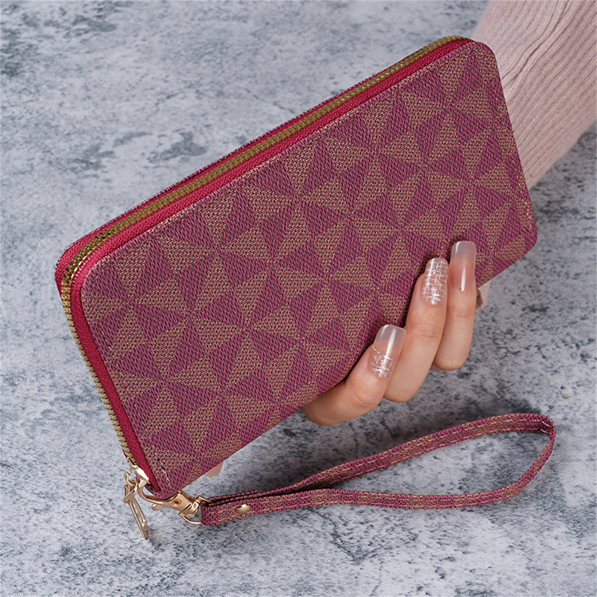Spring New Cross-Border Long Wallet for Men and Women, Fashion Coin Clutch, Card Holder