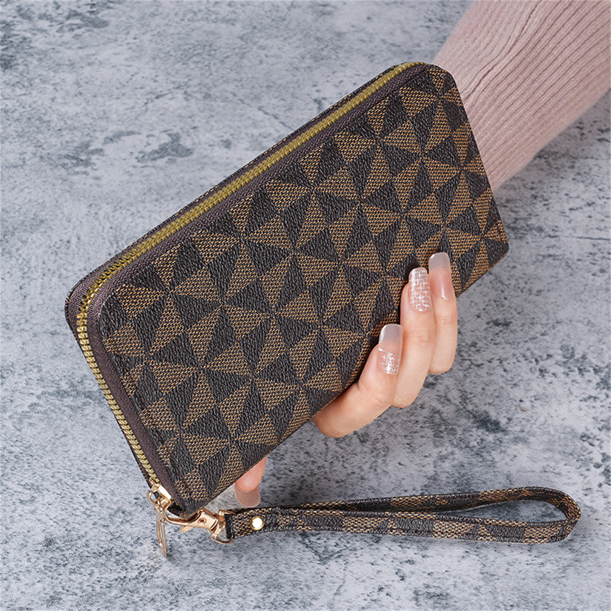 Spring New Cross-Border Long Wallet for Men and Women, Fashion Coin Clutch, Card Holder