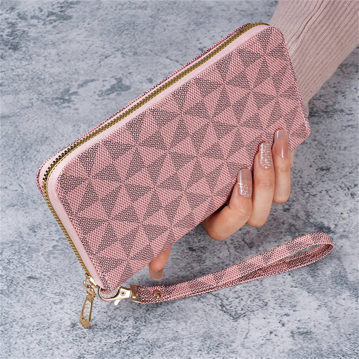 Spring New Cross-Border Long Wallet for Men and Women, Fashion Coin Clutch, Card Holder