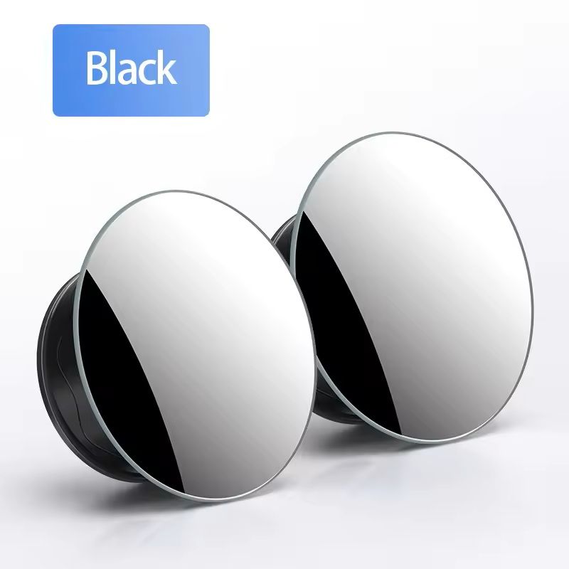 Rimless Convex Blind Spot Mirror 360 Adjustable SuctionCup Blind Spot  Rear View Mirror For Car Par 2