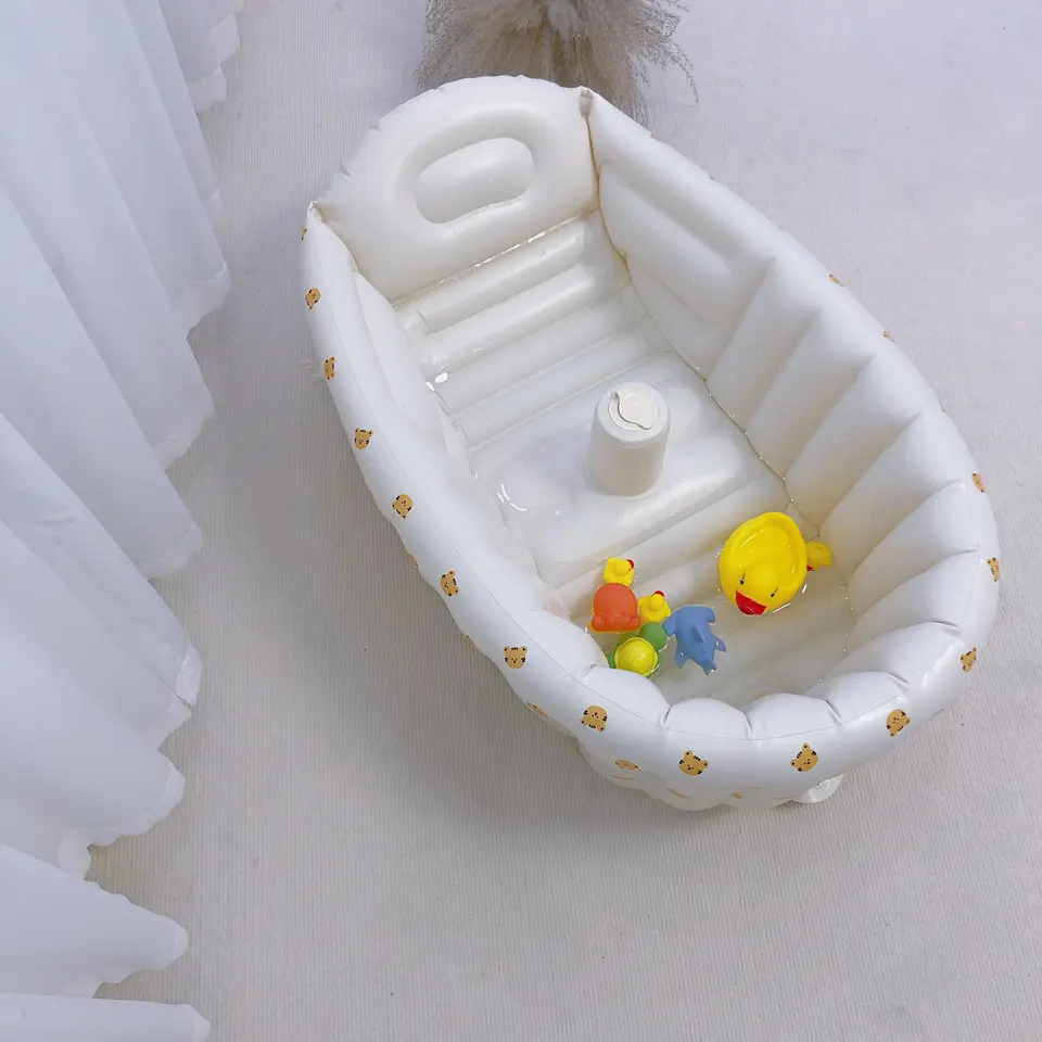 Childrens Portable Outdoor Inflatable Pool Animal Baby Bathtub Soft PVC Swimming Pool For Newborns 4