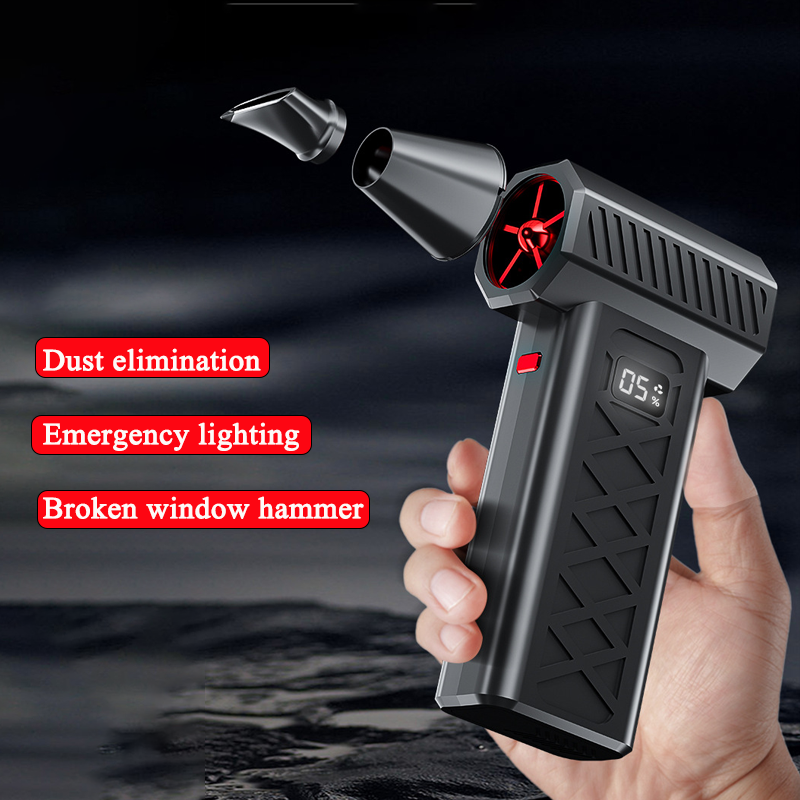 Portable Violent Fan Powerful Air Blower with LED Display, Speeds Turbo Jet Blower