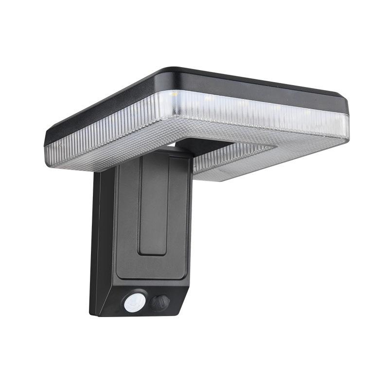 Outdoor Solar Sensor Wall Light, Waterproof Folding Light, Adjustable for Courtyards, Balconies