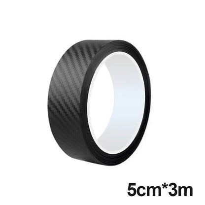 3D CarbonFiber Car Door  Threshold Protective Film AntiScratch WearResistant Waterproof Matte Stick 9