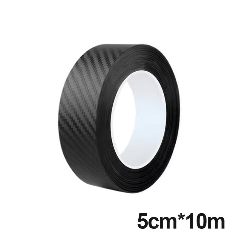 3D CarbonFiber Car Door  Threshold Protective Film AntiScratch WearResistant Waterproof Matte Stick 15