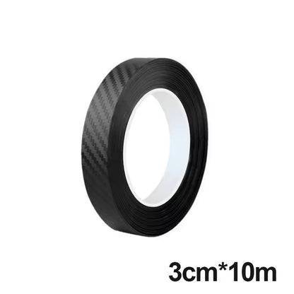 3D CarbonFiber Car Door  Threshold Protective Film AntiScratch WearResistant Waterproof Matte Stick 19