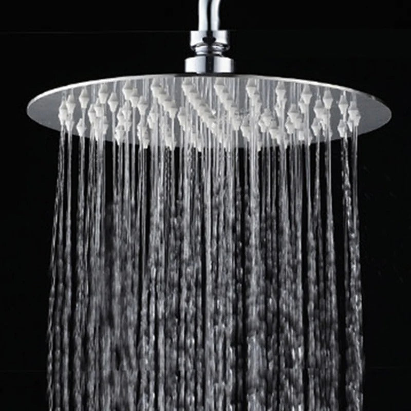 Ultra-Thin Stainless Steel Rainfall Shower Head, High Quality Square Round