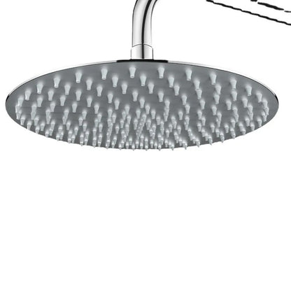 UltraThin Stainless Steel Rainfall Shower Head High Quality Square Round 2