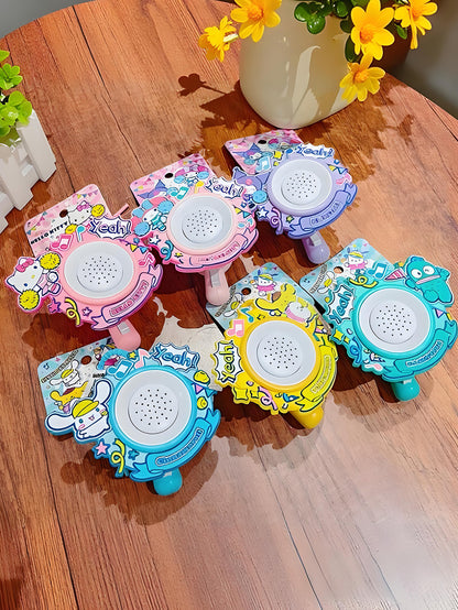 Kawaii Cartoon Doll Pendant Toy Sanrio Mini Speaker Keychain 1