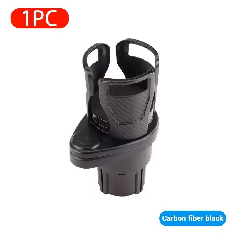2in1 Car Cup Holder Expander 360 Adjustable AntiShake Bottle  Drink Holder Organizer For Vehicles 1