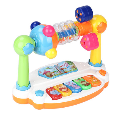 Musical Piano Toy For Toddlers Rotating Keyboard With Lights And Sound Early Learning Educational T 1