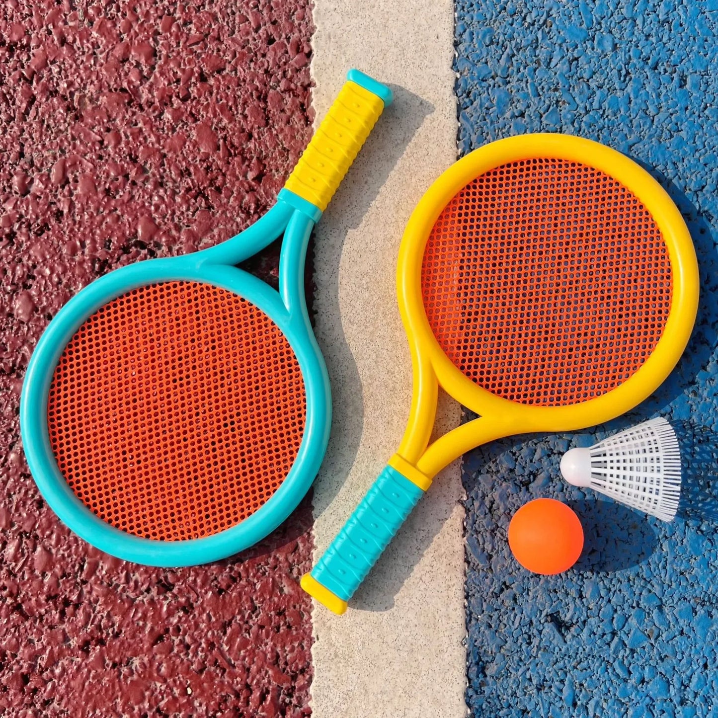 Badminton Racket Set For Kids Outdoor Sports Parent Child Interactive Toys Impact Resistant 2