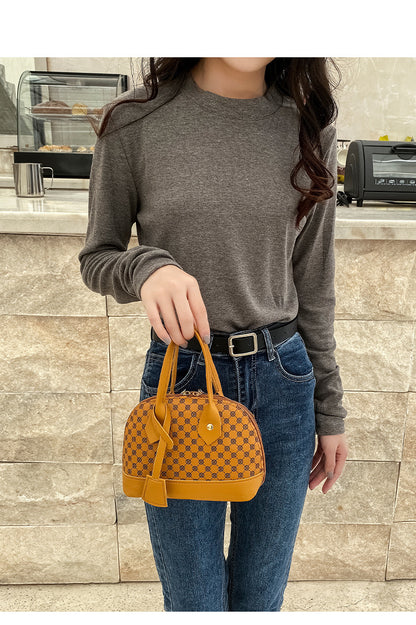 Ladies Korean Fashion Handbag Flower Material Shell Crossbody Bag Single Shoulder Crossbody Small B 3
