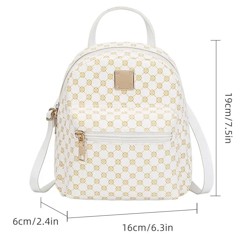 Schoolbags Designer, Women Backpack Fashion, Crossbody Shopping Girl Backpack