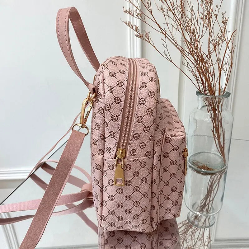 Schoolbags Designer, Women Backpack Fashion, Crossbody Shopping Girl Backpack