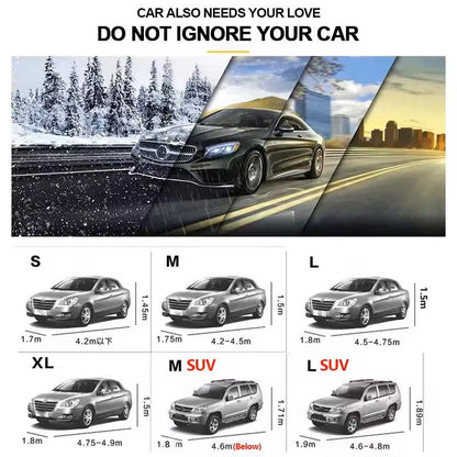 FullWrapped Waterproof Outdoor Car Cover HeavyDuty Snowproof Auto Protection Cover For SUVs  Cars U 1