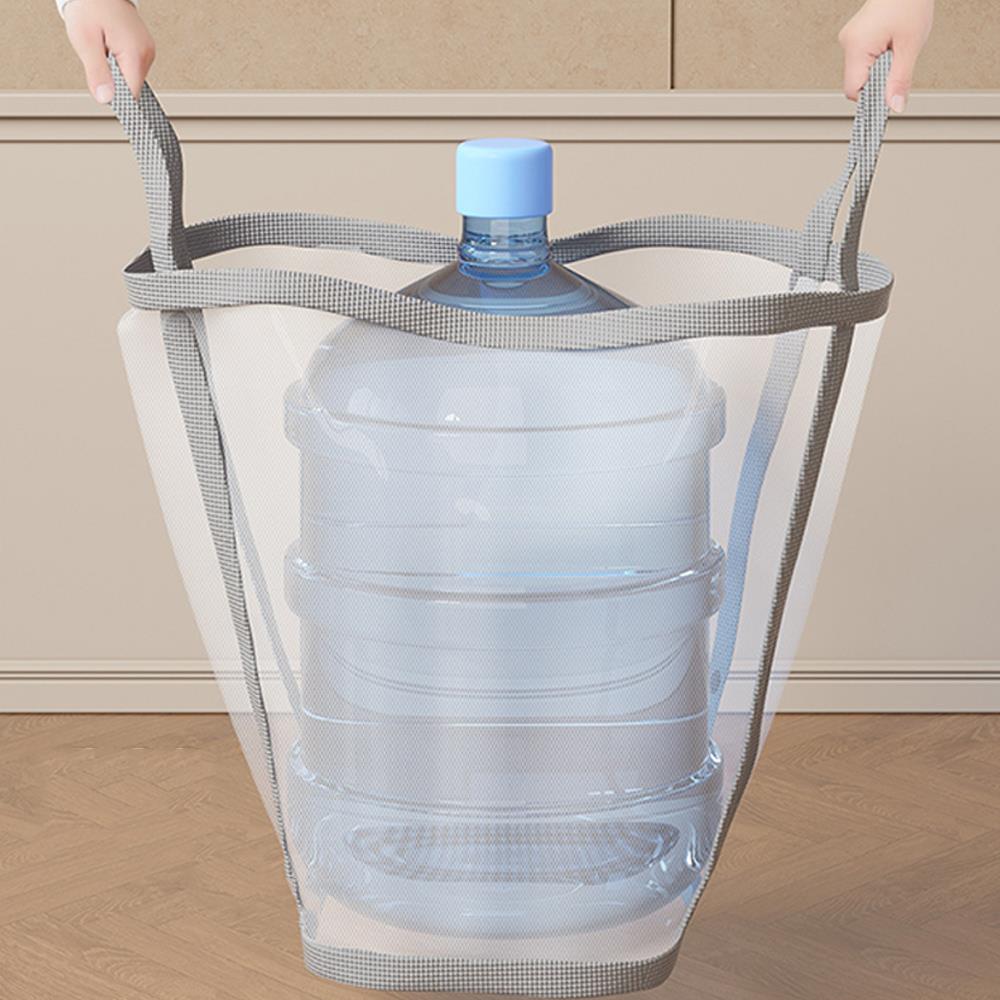 Folding Laundry Basket With Handle For Clothes Toys Storage And Bathroom Organization 2