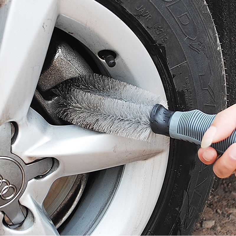 Tire Rim Clean Brush, Professional Car Wheel Cleaning, Wet Dry Wheel Tire Rim Clean Brush Goods Accessory