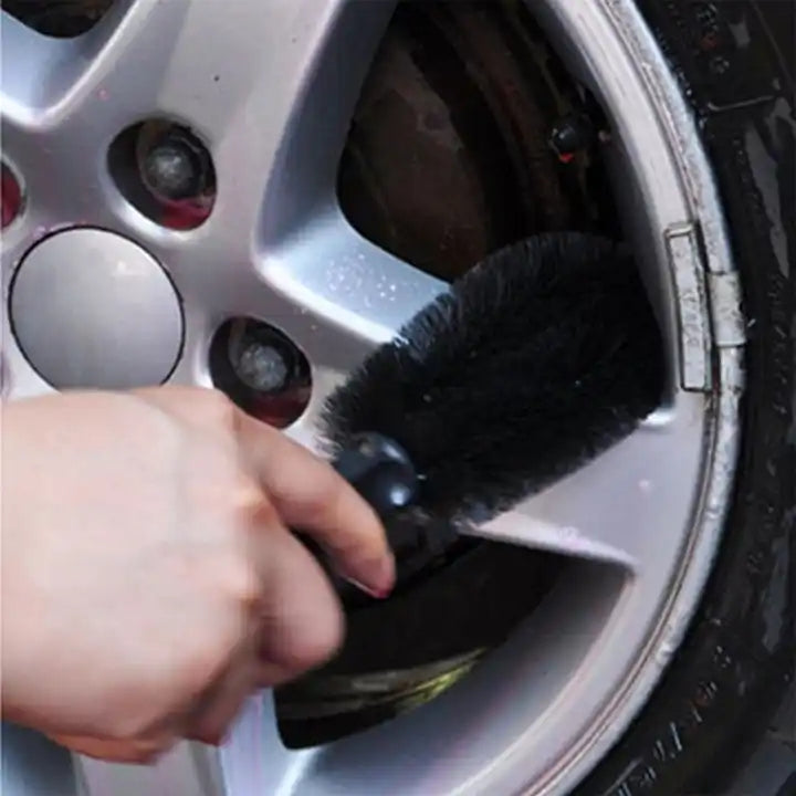 Tire Rim Clean Brush, Professional Car Wheel Cleaning, Wet Dry Wheel Tire Rim Clean Brush Goods Accessory
