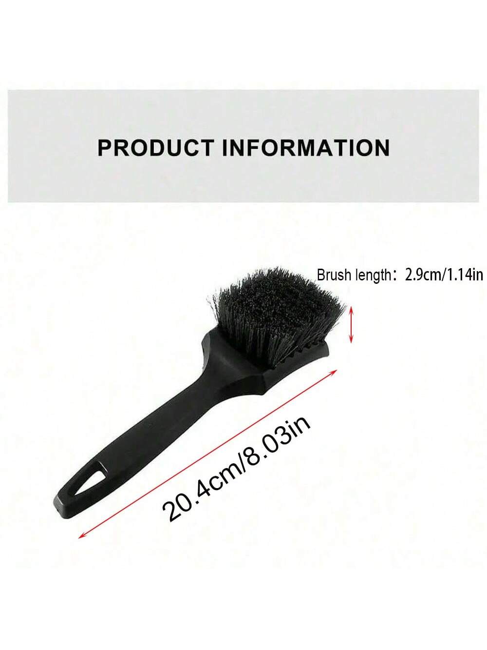 Black Tire Auto Washing Tool Car Wheels Detailing Cleaning Accessories Black Tire Auto Washing Tool 6