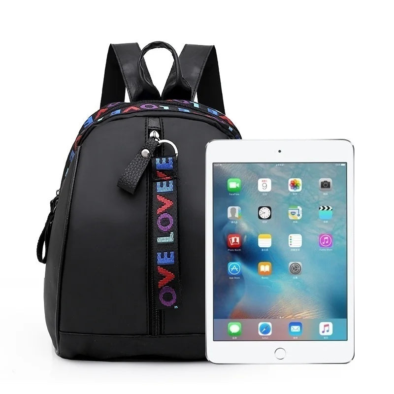 Casual Shoulder Bag Women Backpacks Fashion LOVE Back Pack School Backpack 1