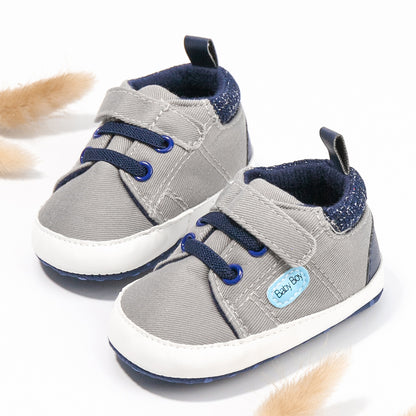 Spring And Autumn Style Baby Shoes With Cartoon Pattern Soft Soled Canvas Shoes 2