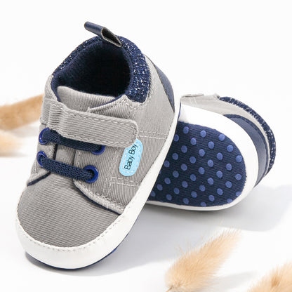 Spring And Autumn Style Baby Shoes With Cartoon Pattern Soft Soled Canvas Shoes 4