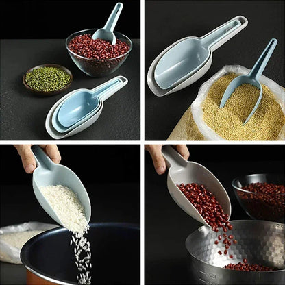 Plastic Ice Shovel, Measuring Scoop for Dessert Candy Grain Flour, Kitchen Bar Gadgets