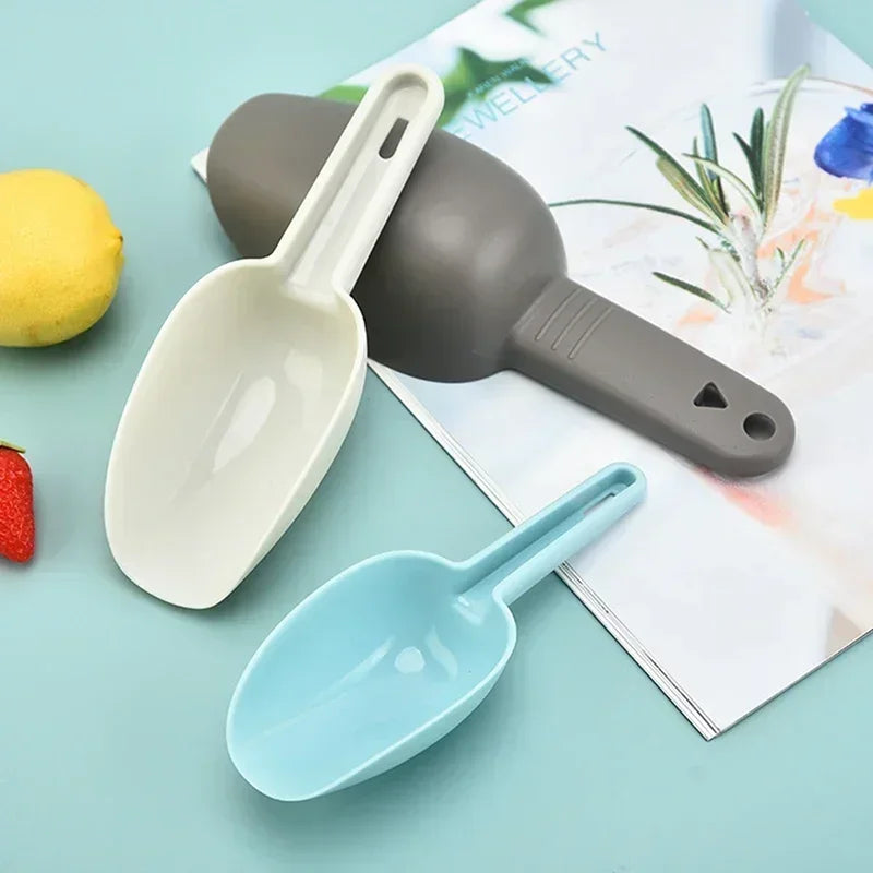 Plastic Ice Shovel, Measuring Scoop for Dessert Candy Grain Flour, Kitchen Bar Gadgets