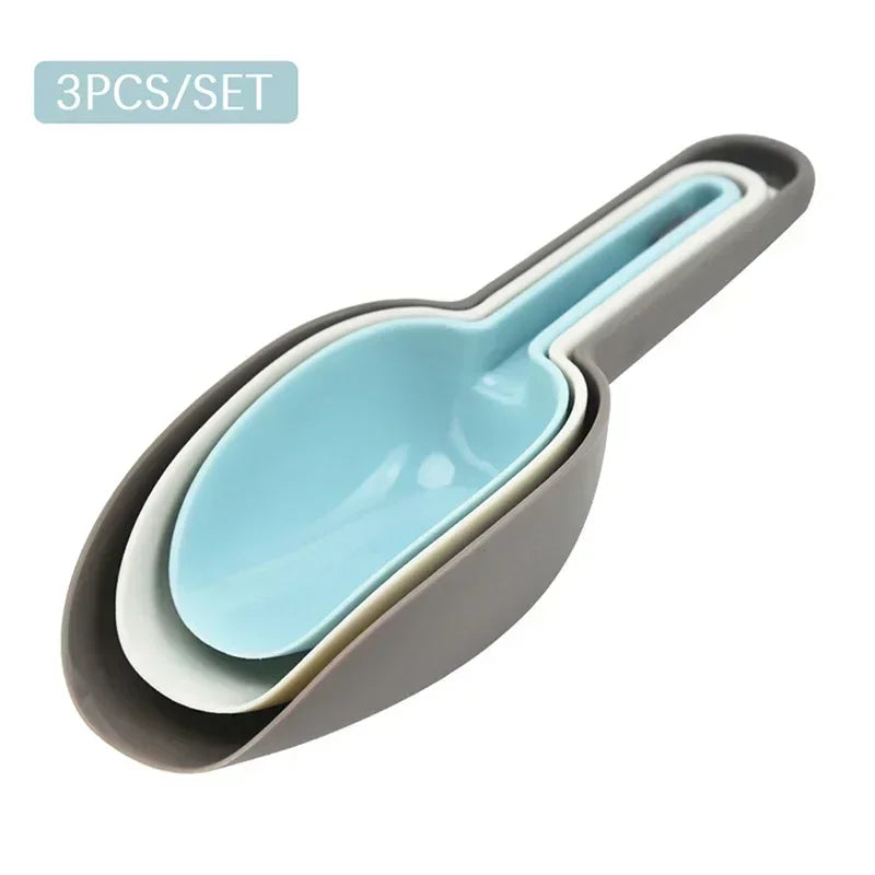 Plastic Ice Shovel, Measuring Scoop for Dessert Candy Grain Flour, Kitchen Bar Gadgets