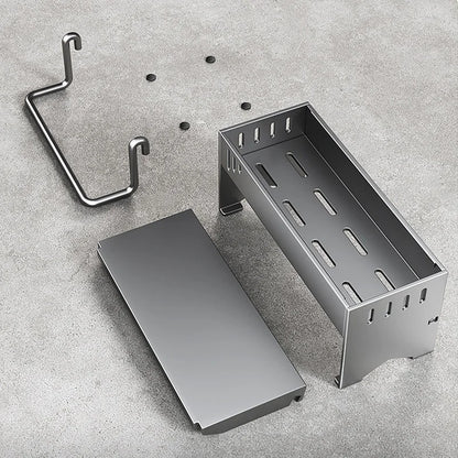 Kitchen Storage Rack Stainless Steel Largecapacity Sink Organiser Draining Rack 5