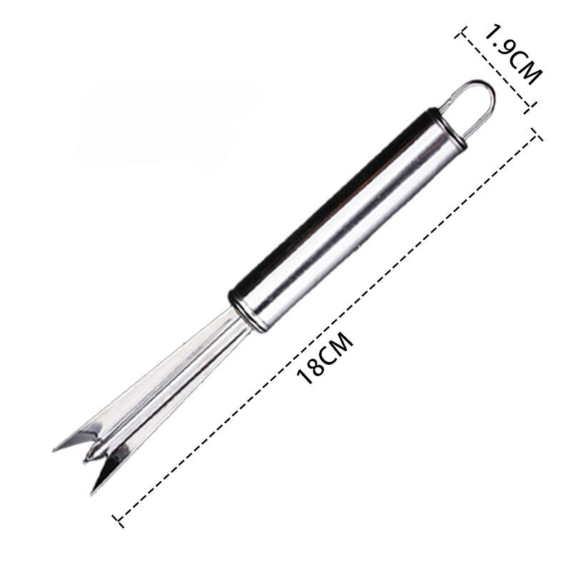 Ananas Peeling, Portable Stainless Steel Pineapple Peeler Knife, Spiral Cutter Kitchen Accessories